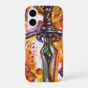 DURENDAL EPISCH ZWAARD Rood Geel Fantasie iPhone 16 Hoesje