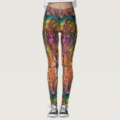 DURENDAL , ROMANTISCH SCHAKELAAR EN ANGEL Fantasy Leggings (Voorkant)