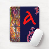 DURENDAL , ROMANTISCH SWORD EN ANGEL MONOGRAM MUISMAT (Met muis)