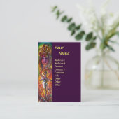 DURENDAL , ROMANTISCH SWORD EN ANGEL MONOGRAM VISITEKAARTJE (Staand voorkant)