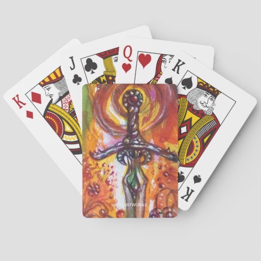 DURENDAL, ROMANTISCH SWORD SPEELKAARTEN (Achterkant)