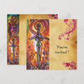 DURENDAL , ROMANTISCHE SCHAKELAAR EN ANGEL KAART (Voorkant / Achterkant)