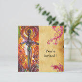 DURENDAL , ROMANTISCHE SCHAKELAAR EN ANGEL KAART (Staand voorkant)