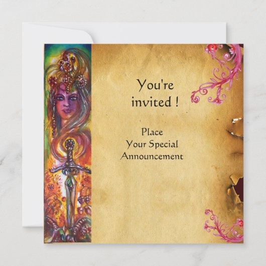 DURENDAL , ROMANTISCHE SCHAKELAAR EN ANGEL KAART (Achterkant)