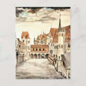 Durer, Binnenplaats van het voormalige kasteel Inn Briefkaart (Voorkant)