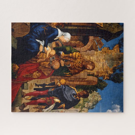 Durer - De aanbidding door de Wijzen Legpuzzel (Horizontaal)