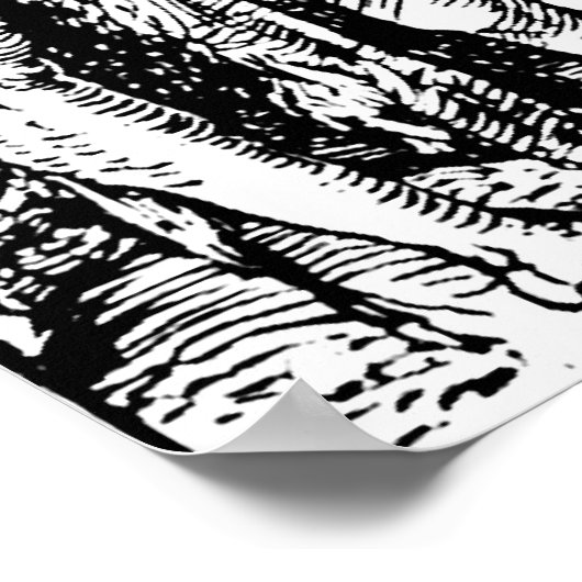 Durer Etching Descent in Hell Poster (Hoek)