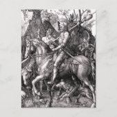 Durer Knight Death and the Devil Briefkaart (Voorkant)