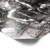 Durer Knight Death and the Devil Foto Afdruk (Hoek)