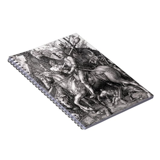 Durer Knight Death and the Devil Notebook Notitieboek (Rechterzijde)