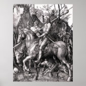 Durer Knight Death and the Devil Poster (Voorkant)