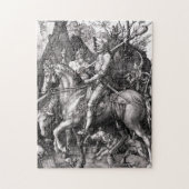 Durer Knight Death and the Devil Puzzle Legpuzzel (Verticaal)