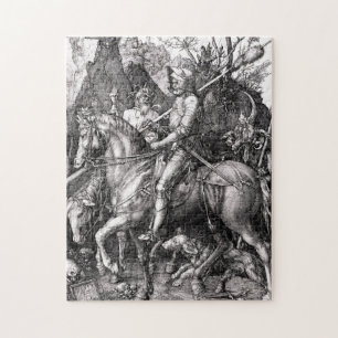 Durer Knight Death and the Devil Puzzle Legpuzzel