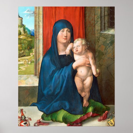 Dürer - Madonna en Kind Poster (Voorkant)