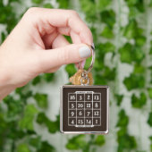 Durer Magic Square Wiskunde Nerd Sleutelhanger (Hand)