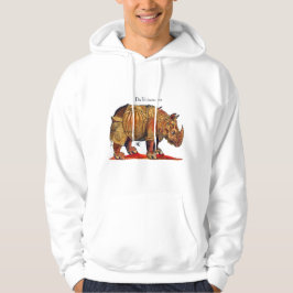 Durer neushoorn Kleurenrenaissance Hoodie
