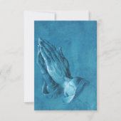Durer Praying Hands Invitations Kaart (Voorkant)