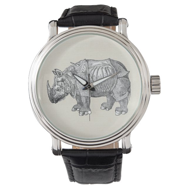 Durer Rhino Horloge (Voorkant)