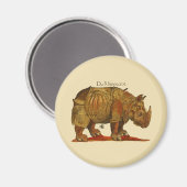 Durer's Rhinoceros Magneet (Voorkant / Achterkant)