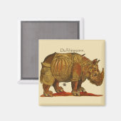 Durer's Rhinoceros Magneet (Voorkant / Achterkant)