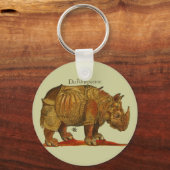 Durer's Rhinoceros Sleutelhanger (Voorkant)