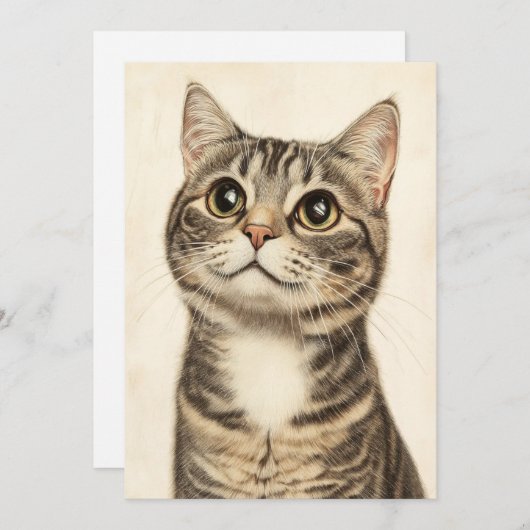 Dürer's Tabby Schatten 3 Kaart (Voorkant / Achterkant)