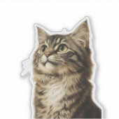 Dürer's Tabby Schatten 3 Sticker (Voorkant)