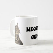 Dürer's Tabby Treasures: Meow's Cup 1 Koffiemok (Voorkant links)