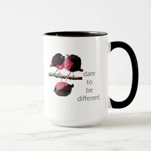 Durf anders te zijn, Schattigee koffie Mok (Rechts)