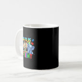 Durf anders te zijn Schattigee olifant autisme Awa Koffiemok (Voorkant links)