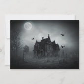 Durf deel te nemen aan Halloween Party Invitation Kaart (Achterkant)