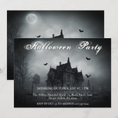 Durf deel te nemen aan Halloween Party Invitation Kaart (Voorkant / Achterkant)
