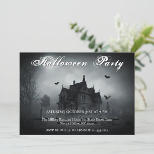 Durf deel te nemen aan Halloween Party Invitation Kaart