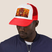 Durf Duivel Personaliseer Tekst Trucker Pet (In situ)