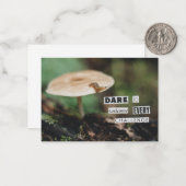 Durf elk Challenge Wenskaart te verwelkomen Notitiekaartje (Voorkant / Achterkant in situ)