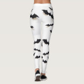 Durf Halloween Bats Draag te krijgen Leggings (Achterkant)