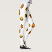 Durf Halloween Pompoen te dragen Leggings (Rechts)