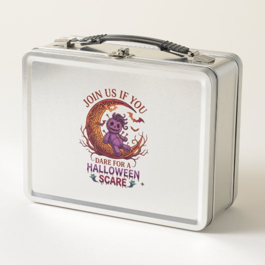 Durf Halloween Schrik Paarse Voodoo Pop Crescent M (Voorkant)
