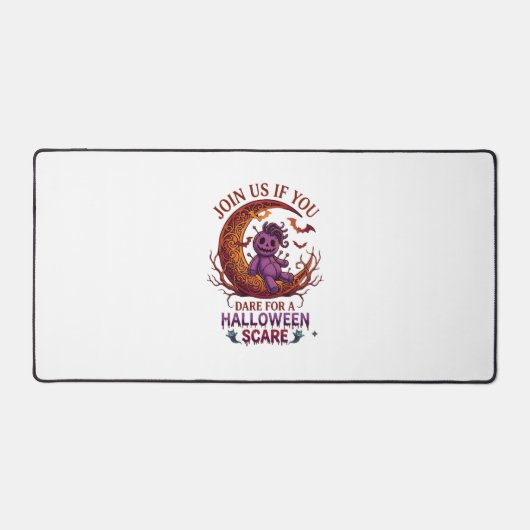 Durf Halloween Schrik Paarse Voodoo Pop Crescent M Bureaumat (Voorkant)