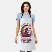 Durf Halloween Schrik Paarse Voodoo Pop Crescent M Schort (Gedragen)