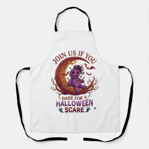 Durf Halloween Schrik Paarse Voodoo Pop Crescent M Schort