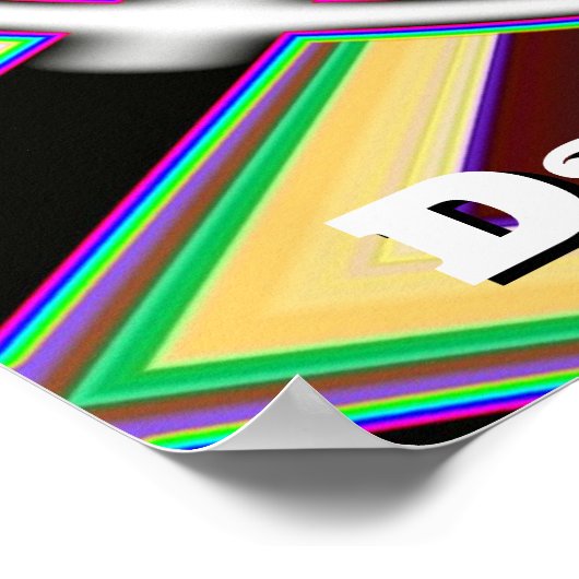 Durf het ondenkbare te denken (verander de woorden poster (Hoek)