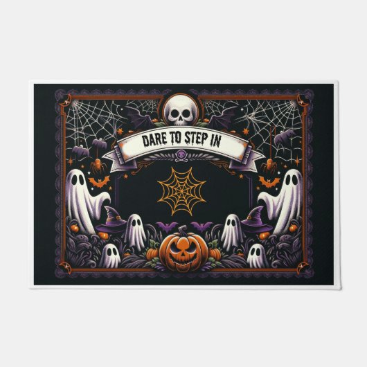 Durf in de Halloween-deurmat te stappen Deurmat (Voorkant)
