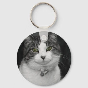 Durf in mijn groene ogen te kijken sleutelhanger