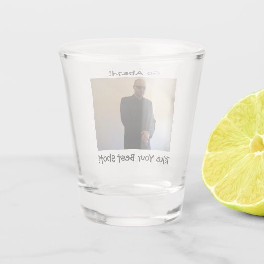 Durf je? Geheime agent schoot glas (Achterkant)