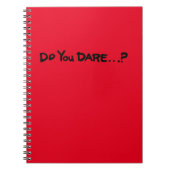 Durf je? notitieboek (Voorkant)