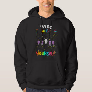 Durf jezelf autisme humoristisch te zijn hoodie