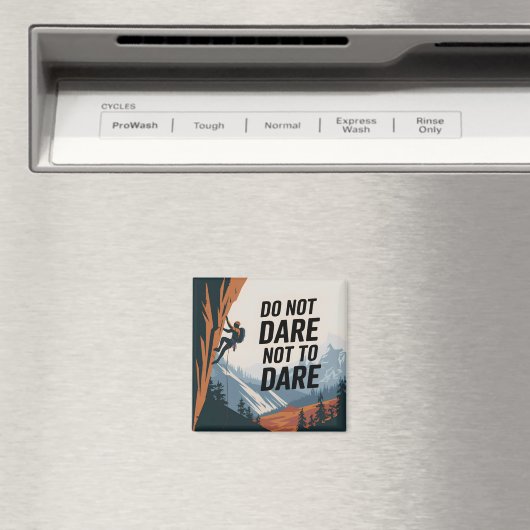 Durf niet te durven magneet (Insitu (Vaatwasser))