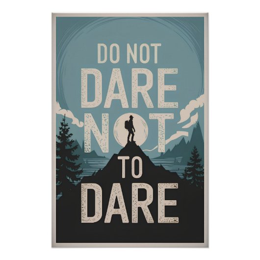 Durf niet te durven perfect poster (Voorkant)