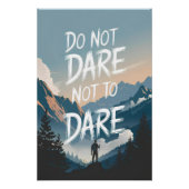 Durf niet te durven perfect poster (Voorkant)